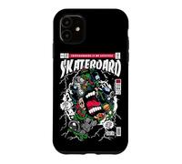 FUNNY SKATEBOARD HAND FUNNY HAND SCREAMING SKATEBOARD 80s Case for iPhone 11