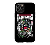 FUNNY SKATEBOARD HAND FUNNY HAND SCREAMING SKATEBOARD 80s Case for iPhone 11 Pro