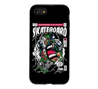 FUNNY SKATEBOARD HAND FUNNY HAND SCREAMING SKATEBOARD 80s Case for iPhone SE (2020) / 7/8