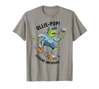 Funny Skateboarding Frog Toad Gift Adults Kids Boys Girls T-Shirt