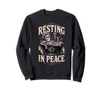 Funny Skeleton Bath Resting In Peace Sweatshirt