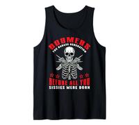 Funny Skeleton Boomers Badass Generation Before Sissies Tank Top