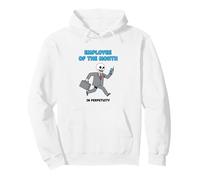 Funny Skeleton Corporate Employee of the Month Graphic Pullover Hoodie