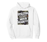 Funny Skeleton Dab Dyslexia Awareness Pullover Hoodie