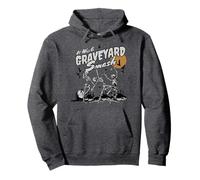 Funny Skeleton Dancing It Was A Graveyard Smash Halloween Pullover Hoodie