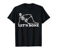 Funny Skeleton Halloween Let's Bone Humor Halloween Bones T-Shirt