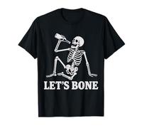 Funny Skeleton Halloween Let's Bone Humor Halloween Bones T-Shirt