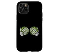 Funny Skeleton Hand Halloween Watermelon Fruits Girls Women Case for iPhone 11 Pro