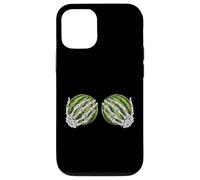 Funny Skeleton Hand Halloween Watermelon Fruits Girls Women Case for iPhone 12/12 Pro