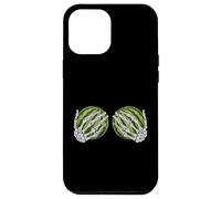 Funny Skeleton Hand Halloween Watermelon Fruits Girls Women Case for iPhone 12 Pro Max