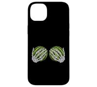 Funny Skeleton Hand Halloween Watermelon Fruits Girls Women Case for iPhone 14 Plus