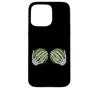 Funny Skeleton Hand Halloween Watermelon Fruits Girls Women Case for iPhone 15 Pro Max