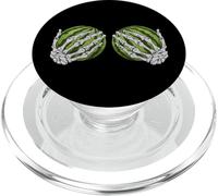 Funny Skeleton Hand Halloween Watermelon Fruits Girls Women PopSockets PopGrip for MagSafe