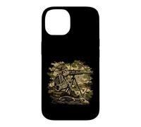 Funny Skeleton Hunter Camo Sniper Hunting Vintage Humor Case for iPhone 14