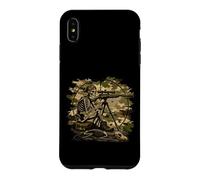 Funny Skeleton Hunter Camo Sniper Hunting Vintage Humor Case for iPhone XS Max