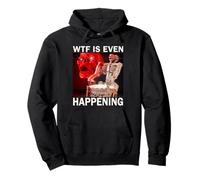 Funny Skeleton Meme WTF Is Even Happening Pullover Hoodie