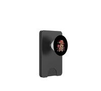 Funny Skeleton Mushroom Head Skull Mycophile Foraging PopSockets PopWallet for MagSafe