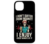 Funny Skeleton Nurse Coffee RN Case for iPhone 14 Plus