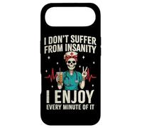 Funny Skeleton Nurse Coffee RN Case for iPhone Air
