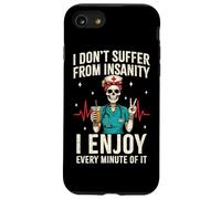 Funny Skeleton Nurse Coffee RN Case for iPhone SE (2020) / 7/8