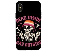 Funny Skeleton Pride Quote LGBTQ+ Queer Aesthetic Design Case for iPhone X/XS
