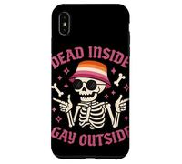 Funny Skeleton Pride Quote LGBTQ+ Queer Aesthetic Design Case for iPhone XS Max