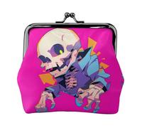 Funny Skeleton Womenâ€™s Small Coin Purse,Rectangle Kiss Lock Coin Pouch, Pocket-Sized, Mini Coin Purse for Women