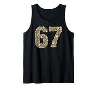 Funny Skeletons 6 7 Meme Six Seven Love Halloween Tank Top