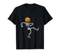 Funny Skeletons Dancing Dance Skeleton Halloween Costume Value Graphic T-Shirt, Men, Black, XL