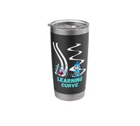 Funny ski Learner Quote ski Beginner Novice Skier ski Coach Stainless Steel Insulated Tumbler