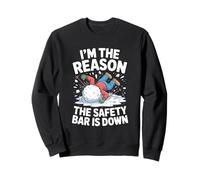 Funny Skiing Chairlift I'm The Reason The Safety Bar Is Down Sweatshirt
