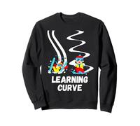 Funny skiing quote ski learner beginner skier winter sport Sweatshirt