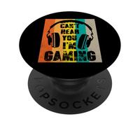 Funny Skull Can't Hear You I'm Gaming Boys Teens Men PopSockets Adhesive PopGrip