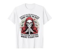 Funny Skull Four Out Of The Five Voices In My Head T-Shirt
