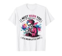 Funny Skull I Must Warn You Warn My Inner Child T-Shirt