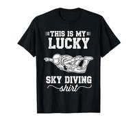 Funny Skydiving Skydiver This is My Lucky Sky Diving Shirt T-Shirt