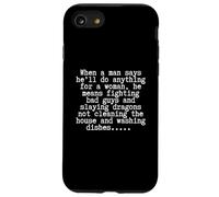 Funny Slaying Dragons Husband Chores Sarcasm Case for iPhone SE (2020) / 7 / 8