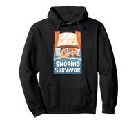 Funny Sleep Divorce Snoring Survivor Marriage Pullover Hoodie