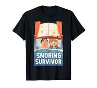Funny Sleep Divorce Snoring Survivor Marriage T-Shirt