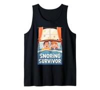 Funny Sleep Divorce Snoring Survivor Marriage Tank Top