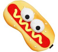Funny Sleep Mask Cute Food Pattern Eye Cover Cartoon Hot Dog Eyeshade Eye Mask Eye Sleep Shade Cover Travel Eye Cover for Adults Nice processing