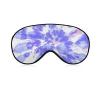 Funny Sleep Mask for Women Men,Blue Dirty Tie Dye Colorful Soft Blindfolds Eye Mask for Sleeping Adjustable Elastic Strap Blackout Sleep Cover Eye Shade for Travel Sleeping Nap