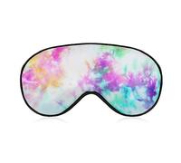 Funny Sleep Mask for Women Men,Colorful Dazzling Tie Dye Soft Blindfolds Eye Mask for Sleeping Adjustable Elastic Strap Blackout Sleep Cover Eye Shade for Travel Sleeping Nap