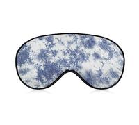Funny Sleep Mask for Women Men,Gray Purple Tie Dye Abstract and White Texture Soft Blindfolds Eye Mask for Sleeping Adjustable Elastic Strap Blackout Sleep Cover Eye Shade for Travel Sleeping Nap