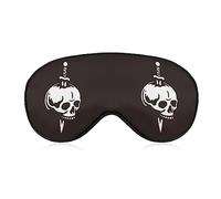 Funny Sleep Mask for Women Men,The Skull was Pierced by A Dagger Soft Blindfolds Eye Mask for Sleeping Adjustable Elastic Strap Blackout Sleep Cover Eye Shade for Travel Sleeping Nap