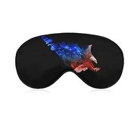 Funny Sleep Mask for Women Men,The Tail of The Flying Eagle Has A Blue Light Soft Blindfolds Eye Mask for Sleeping Adjustable Elastic Strap Blackout Sleep Cover Eye Shade for Travel Sleeping Nap