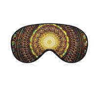 Funny Sleep Mask for Women Men,Third Eye Chakra Pattern Soft Blindfolds Eye Mask for Sleeping Adjustable Elastic Strap Blackout Sleep Cover Eye Shade for Travel Sleeping Nap