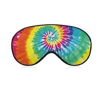 Funny Sleep Mask for Women Men,Tie Dye Soft Blindfolds Eye Mask for Sleeping Adjustable Elastic Strap Blackout Sleep Cover Eye Shade for Travel Sleeping Nap