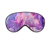 Funny Sleep Mask for Women Men,Very Nice Purple Tie Dye Soft Blindfolds Eye Mask for Sleeping Adjustable Elastic Strap Blackout Sleep Cover Eye Shade for Travel Sleeping Nap