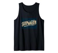 Funny Sleep Walker Statement Costume for Boys and Girls Tank Top